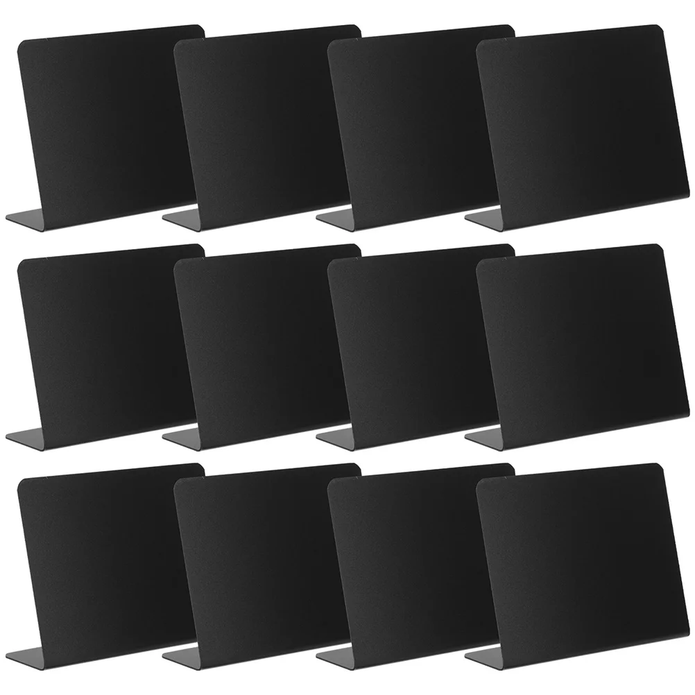 

12 Pcs Drawing Blackboards Writing Chalkboards Display Dinner Table Food Signs Price Pvc Dinner Table