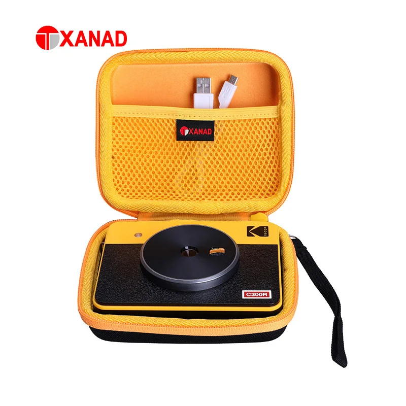 

LTGEM EVA Hard Case for Kodak Mini Shot 3 Retro 2 in 1 Portable Wireless Instant Camera Photo Printer Bag Yellow (Case Only)