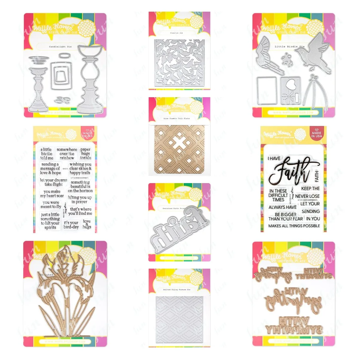 

Faith Hope Sentiment Clear Stamps Layered Stencils Frames Hot Foil Plates and Dies Sets Diy Scrapbooking Paper Card Decoration
