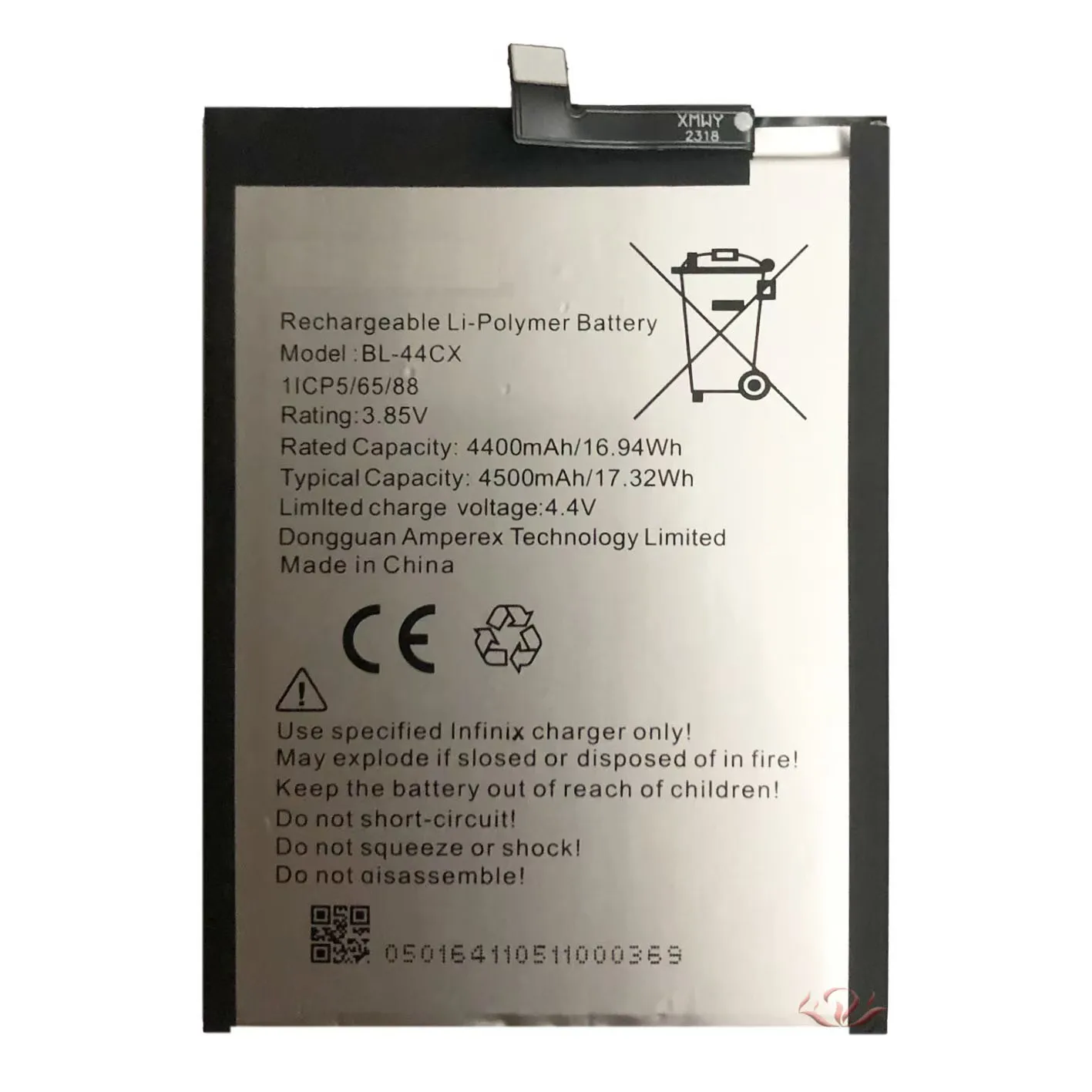 Для TECNO infic Zero 8/8i X687 BL-44CX Аккумулятор для сотового телефона замена батареи