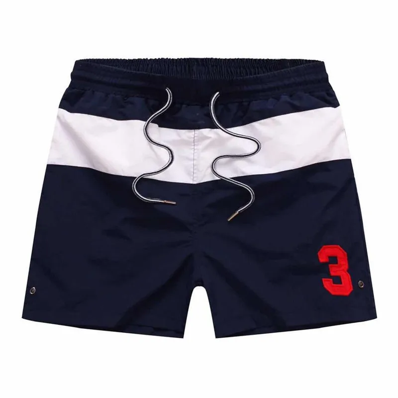 Summer Men Casual Cool Short Gyms Fitness Sportswear Bottoms RL Male Running Training Quick Dry Beach Short Pants