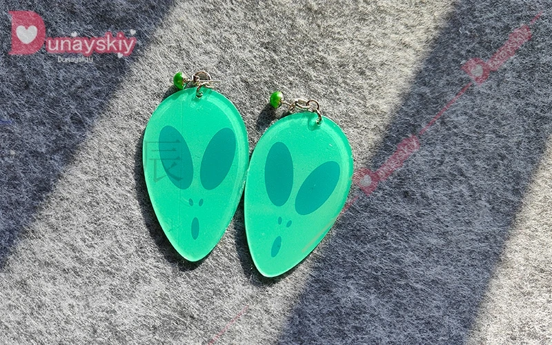 Momo Ayase зажимы для ушей аниме Dandadan косплей женские аксессуары косплея серьги на