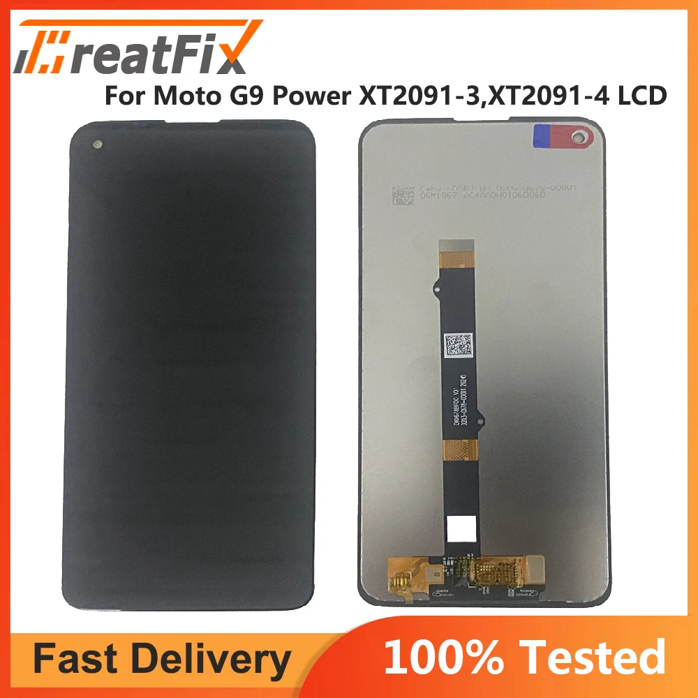 Оригинальный ЖК-дисплей для Motorola Moto G9 Plus с сенсорным дигитайзером в сборе Play Diaplsy