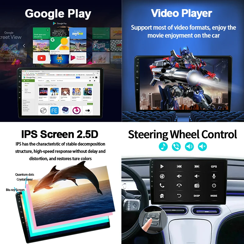 Android 12 For Jeep Compass 2 MP 2016 - 2018 Car Radio Multimedia Video Player GPS Navigation CarPlay Autoradio DSP DVD images - 6