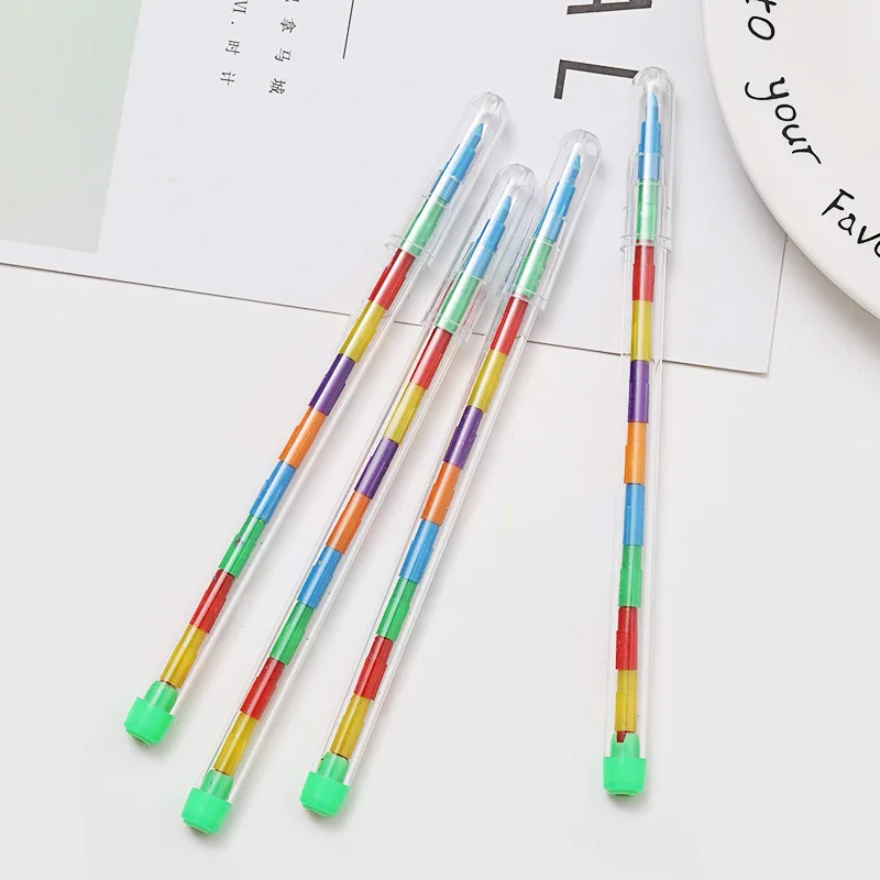 

5pcs Crayon Creative Crayon Cute Kawaii Graffiti Pens for Painting Korean Stationery Student for Kids Color Pen Set Kid