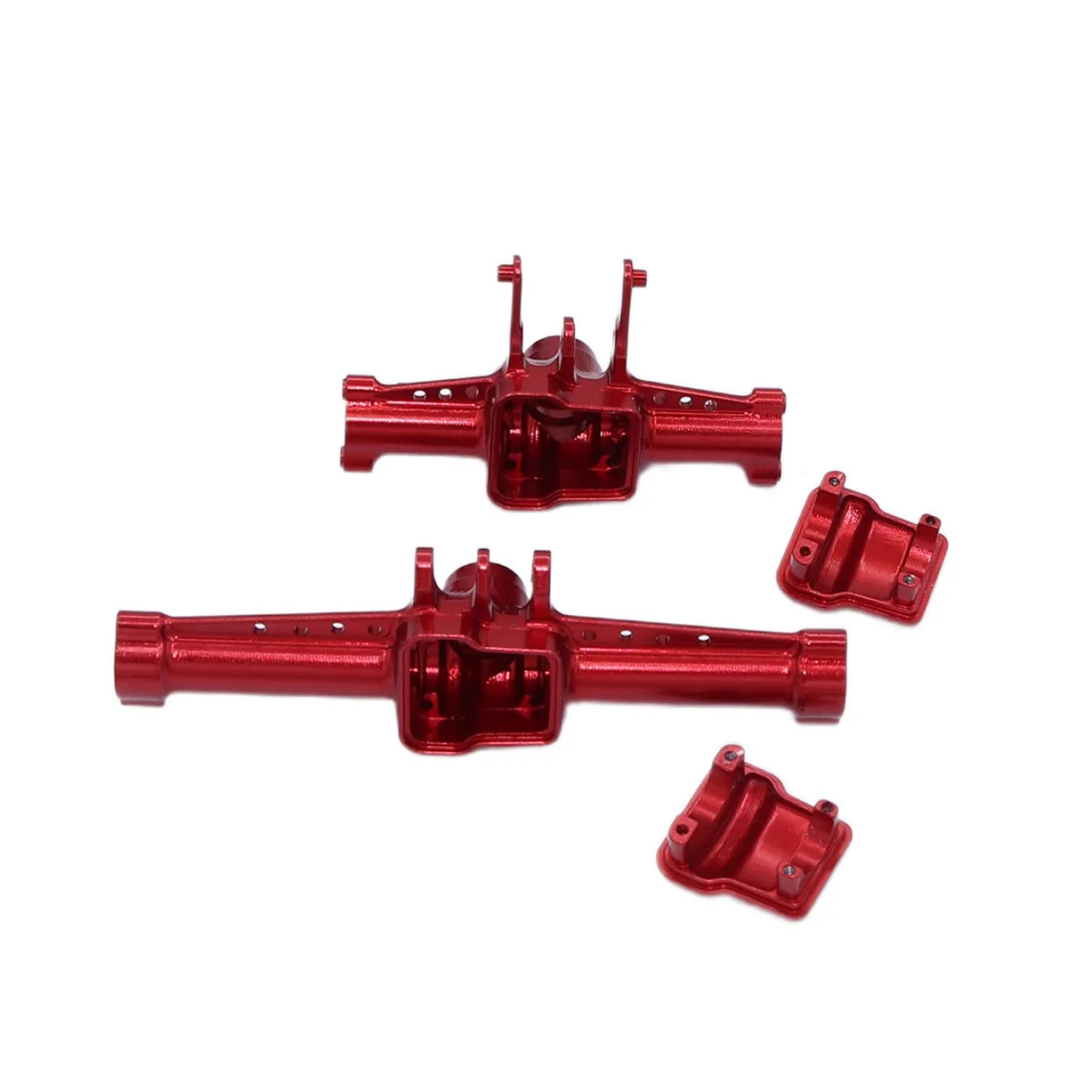 

Металлический корпус для передней и задней оси для Traxxas TRX4M TRX-4M 1/18 детали для обновленного автомобиля на гусеничном ходу аксессуары, красный