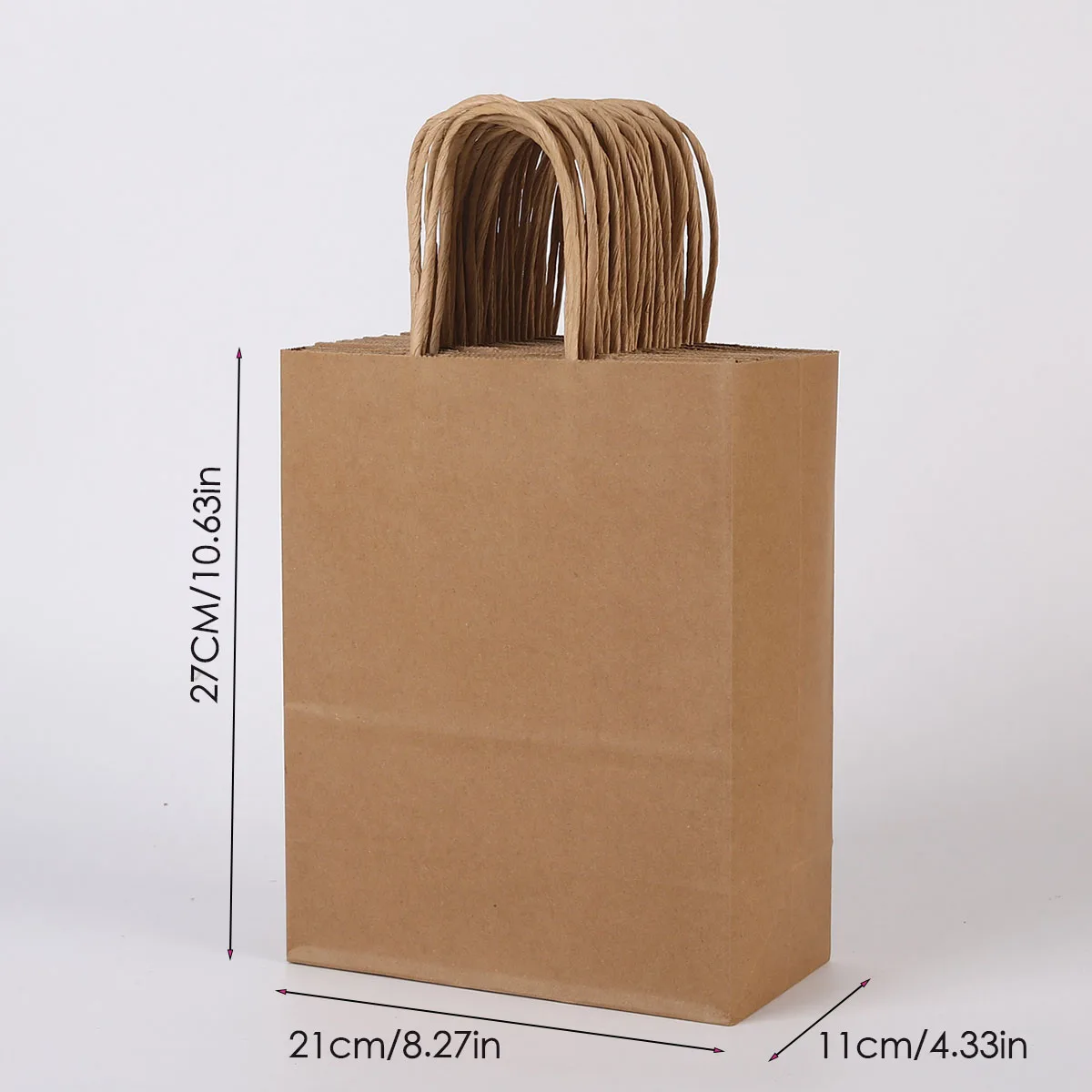 

Набор kraft-пакетов с ручками 10 шт