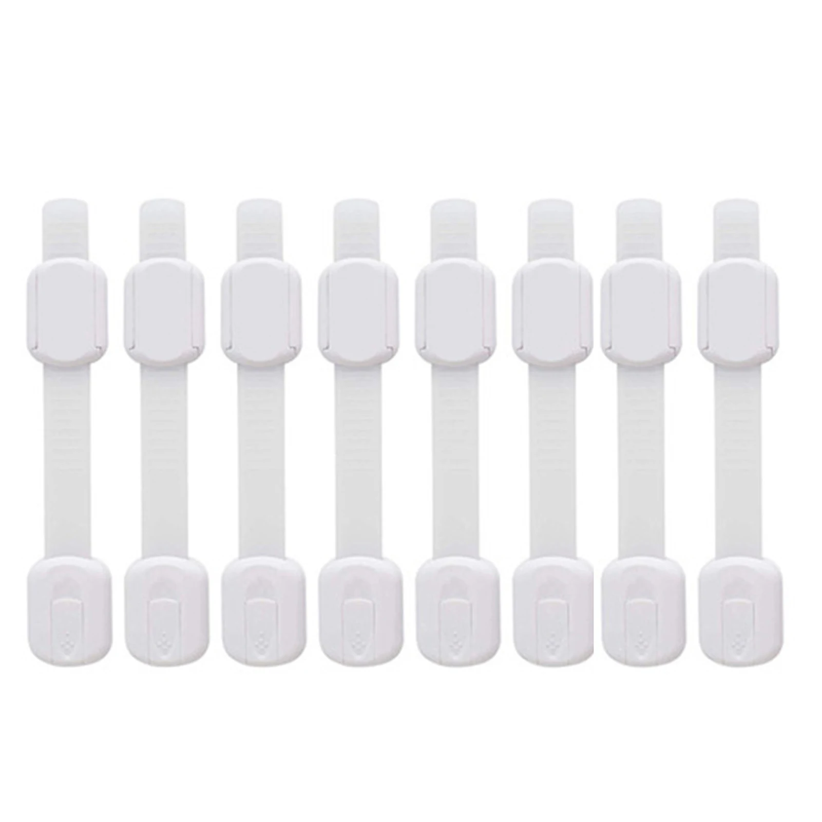 

8pcs Child Protection Cupboard Multifunctional For Cabinet Door Durable Self Adhesive Baby Safety Lock Bedroom Home Closet