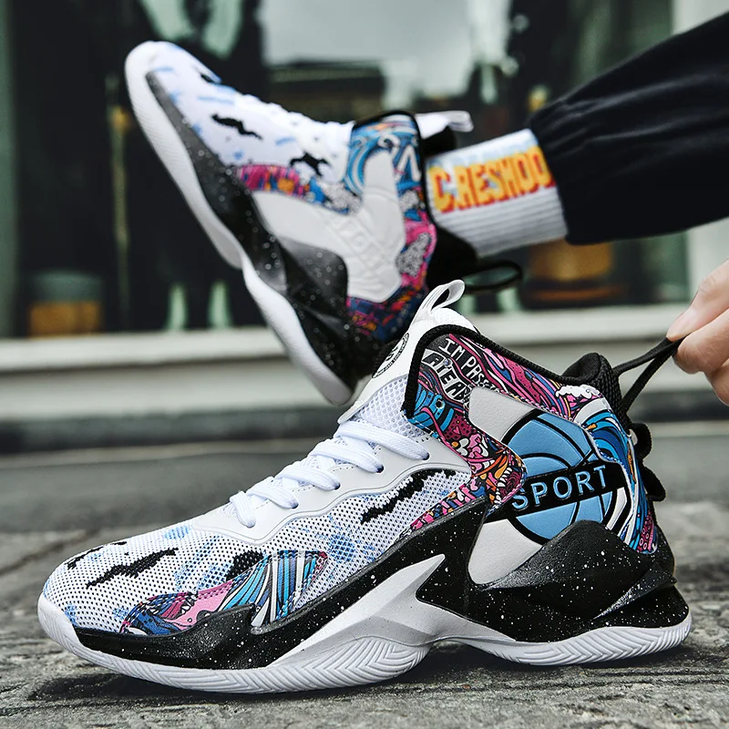 Men's basketball shoes breathable running shoes sneaker