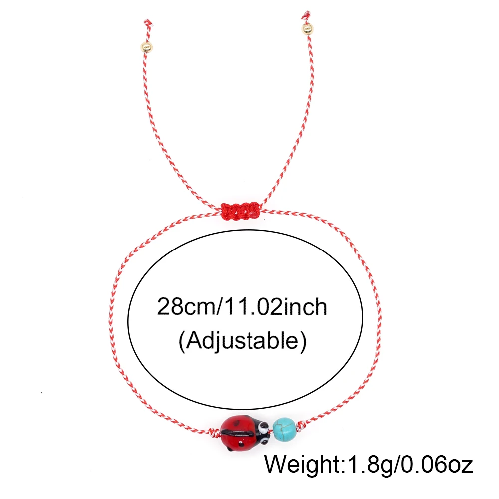1 шт. Go2boho 3 мм медная бусина Синтетическая бирюза Божья коровка стек мартис серия