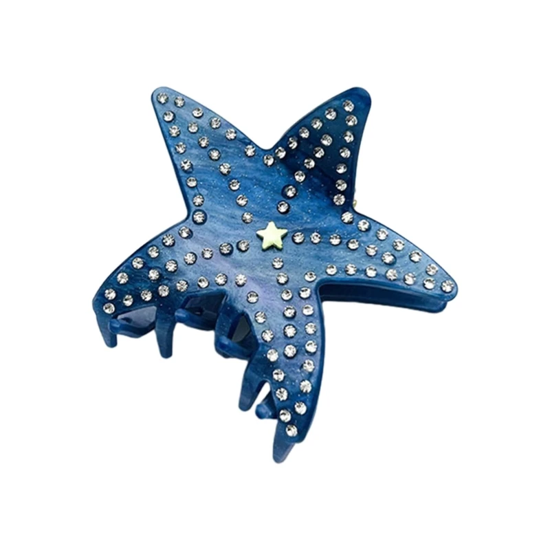 

M89E Starfish Shape Ponytail Hair Claw Hairpin Girl Hairpin with