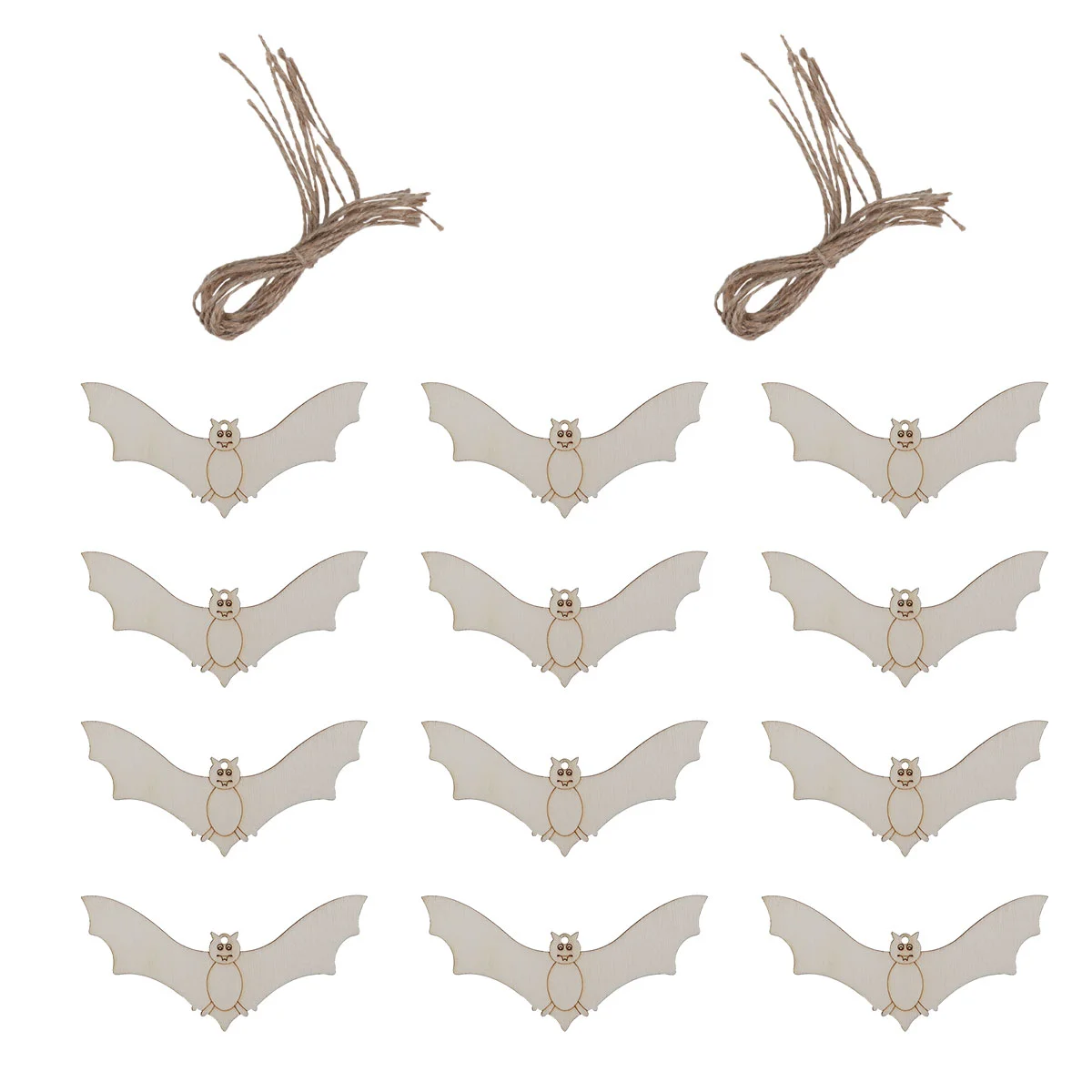 

Woodpieces Slices Crafts Bat Centerpieces Diy Unfinished Chipsnatural Animal Shapes Painting Hanging Wooden Log Tags Cutouts