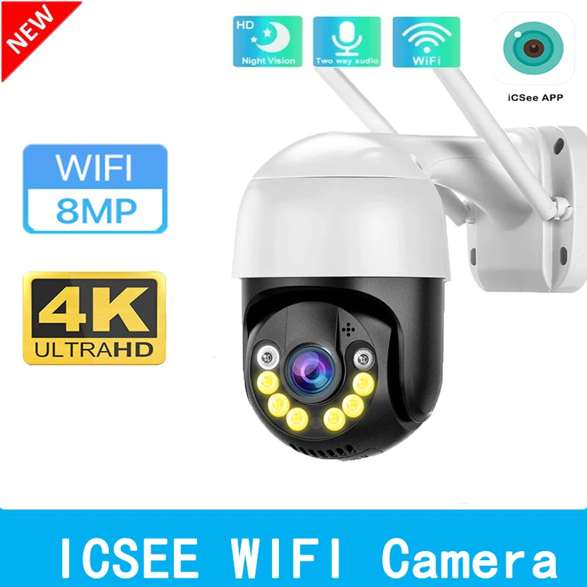 

Купольная камера наблюдения с обнаружением людей Icsee