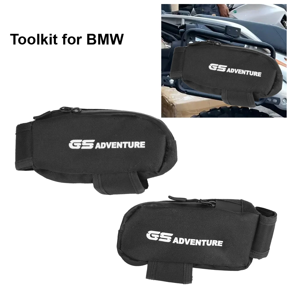 Storage Bag Motorcycle Side Windshield Mobile Phone Tools Holder FOR BMW R1200GS R1250GS LC ADV Adventure 2pcs Toolkit
