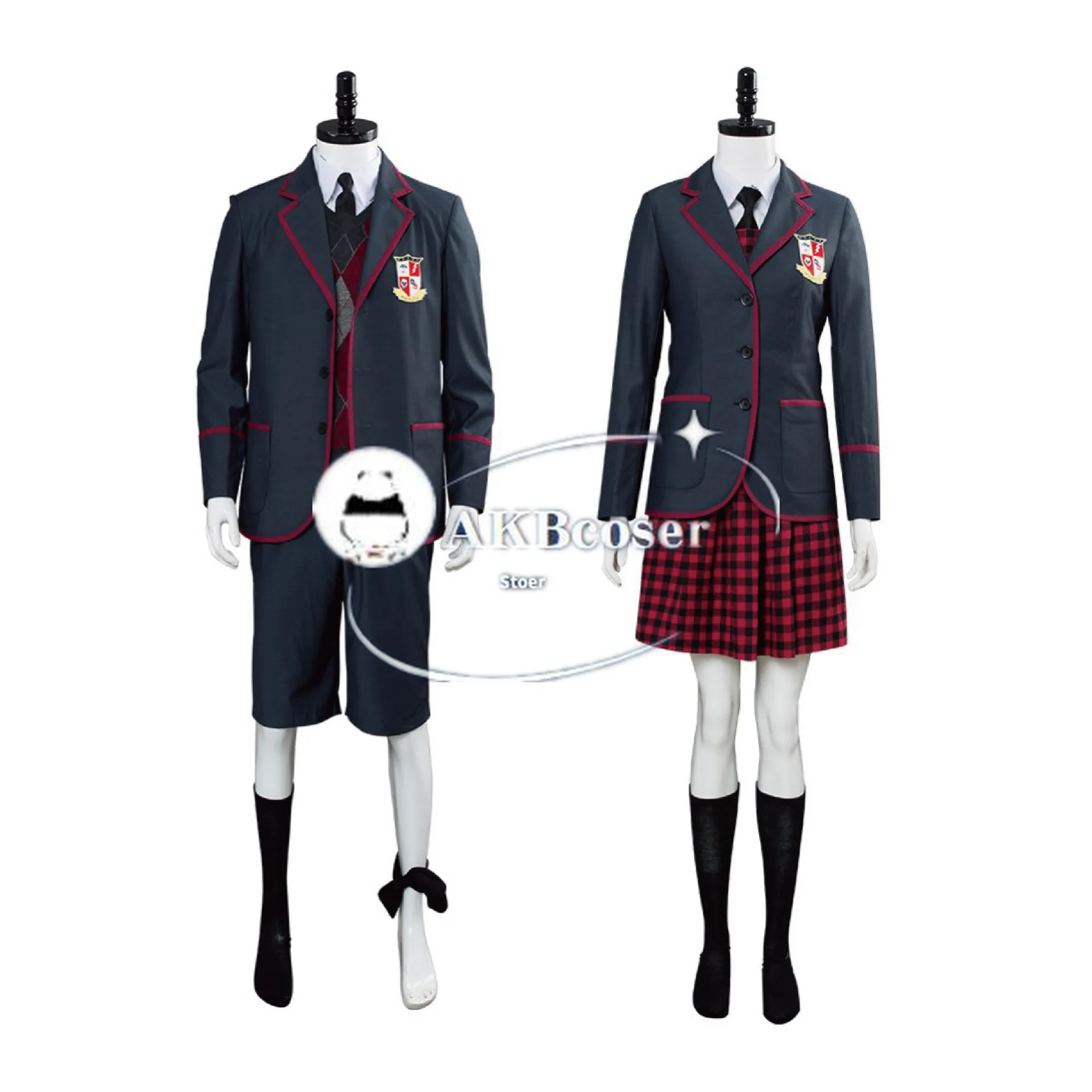 

Movie TV The Umbrella Academy Cosplay school Uniform Cos Halloween party Costume Set cosplay costumes anime clothes