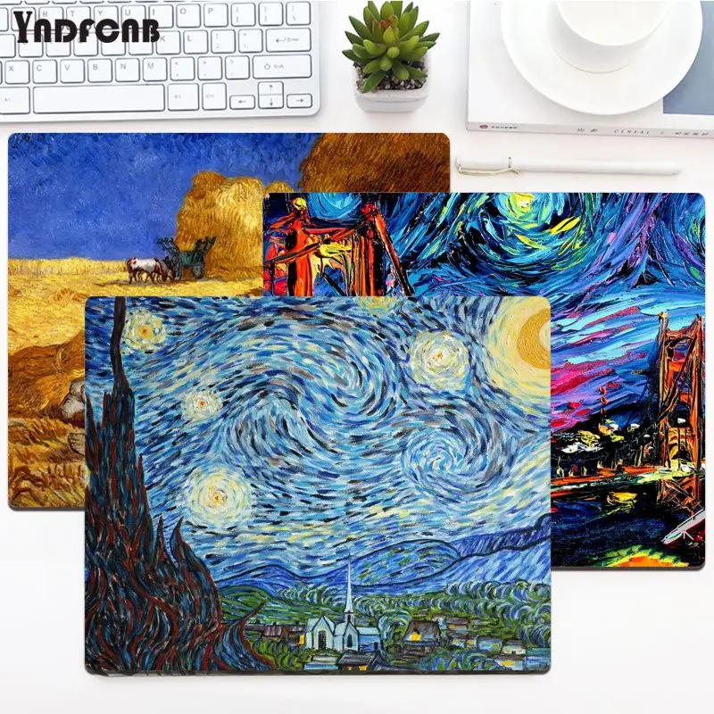 

Your Own Mats Van Gogh Customized laptop Gaming mouse pad Top Selling Wholesale Gaming Pad mouse