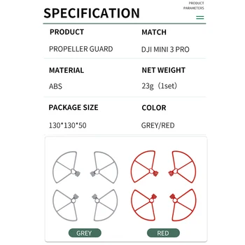 For DJI MINI 3 Pro Anti-collision Propeller Guard Blade Wings Cover Bumper Props Effective Protection MINI 3 PRO Drone Accessory 6