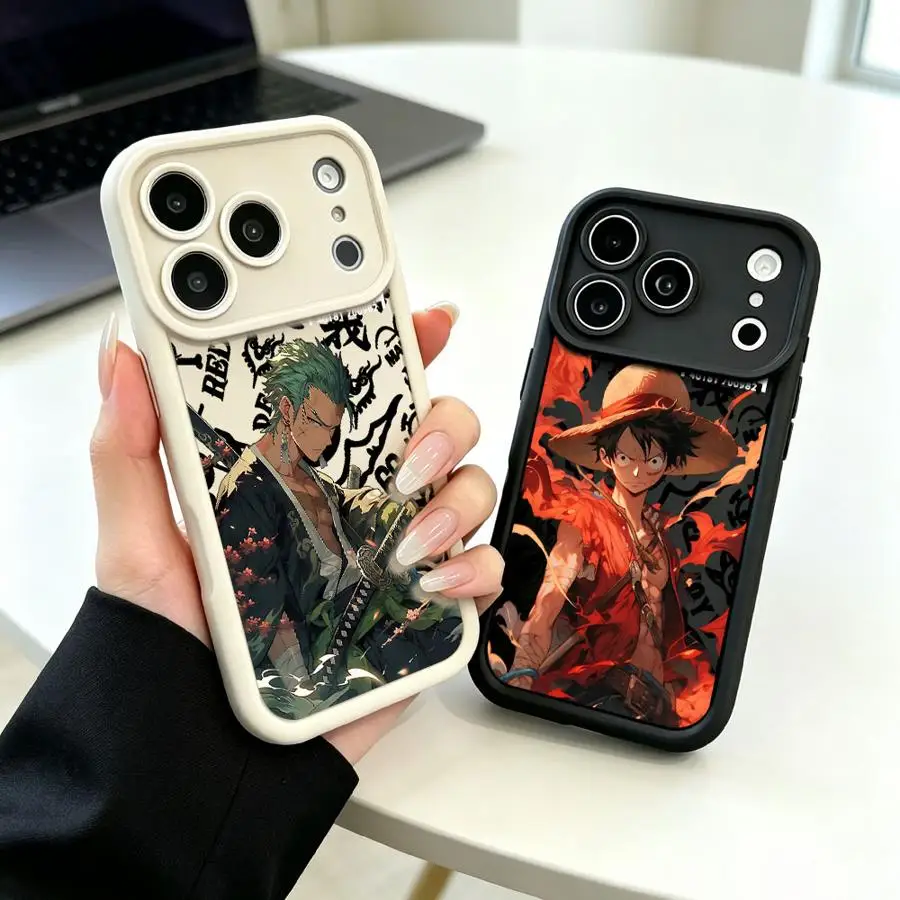 Фото Чехол для телефона Apple iPhone 17 Pro Max 14 Plus Air 16e 11 12 15 13 Mini XS XR 16 One P-Piece Luffy Zoro №4