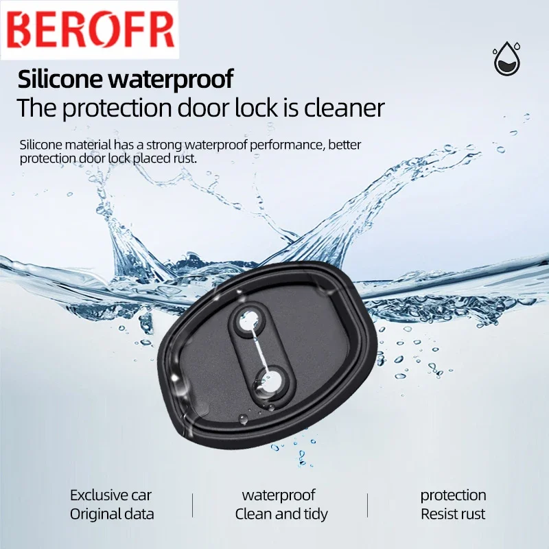 4 шт. демпфирующая подушка для двери автомобиля силиконовая пряжка дверного