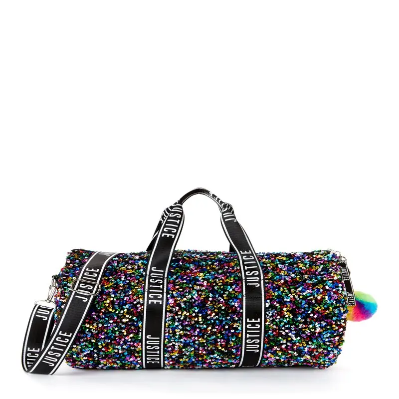 Girls Weekender Duffel Handbag Pink