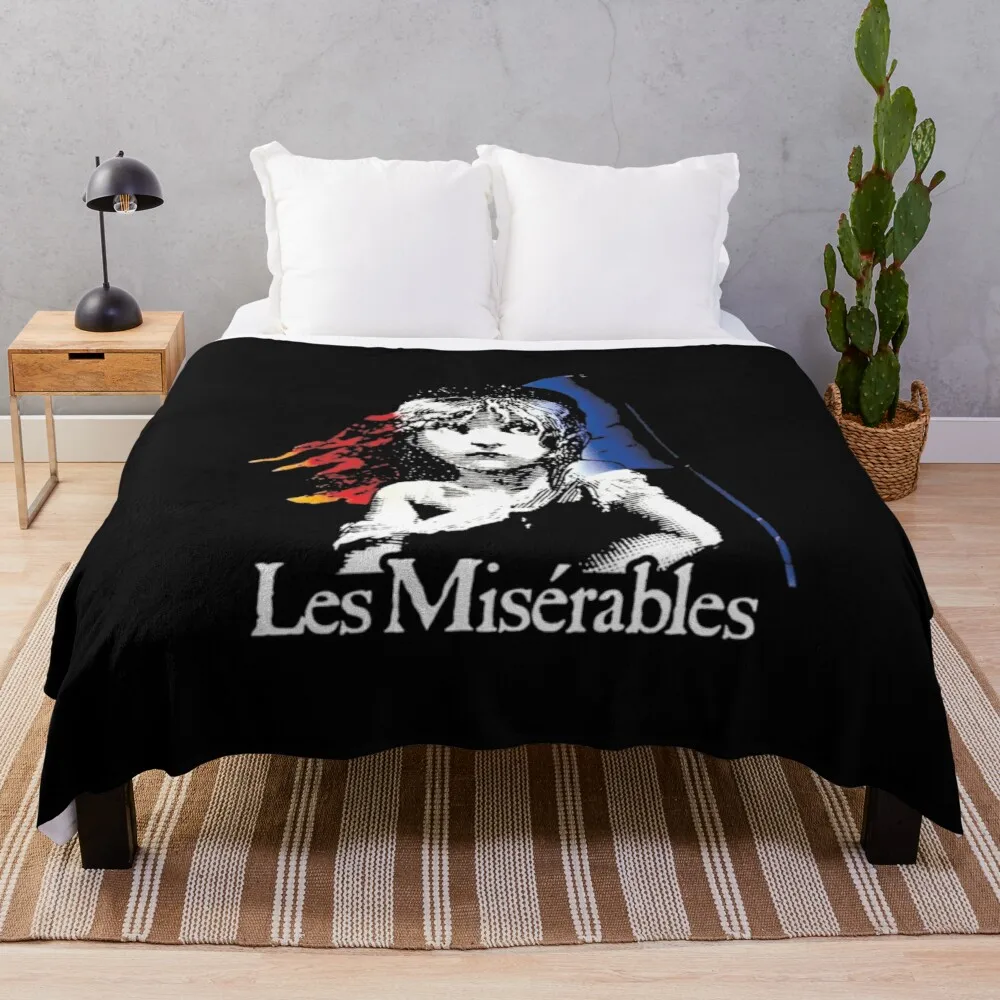 

LES MISERABLES Throw Blanket hairy throw blanket for sofa