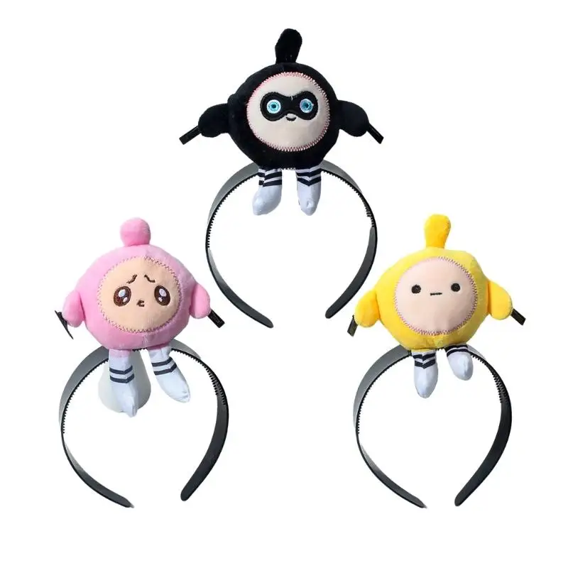 Забавная повязка для волос Eggy с заколками школьных игр и театральных