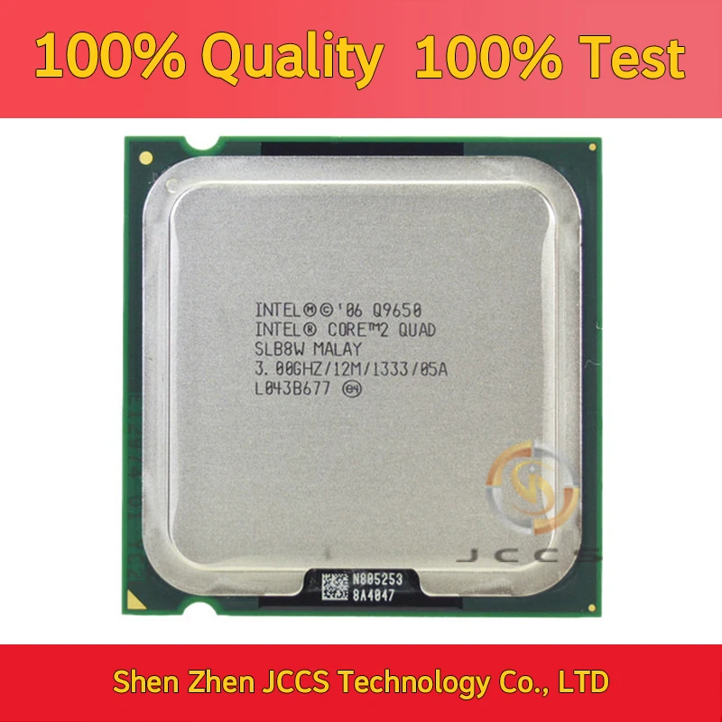 

Б/у процессор Intel Core 2 Quad Q9650 SLB8W 3,0 ГГц 12 МБ 1333 МГц Socket 775