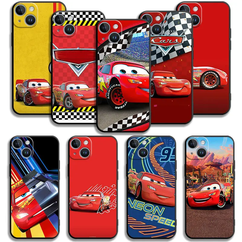 

Phone Cases Print For Apple iPhone 11 14 Pro Max 12 13 6 Mini XS 7 Plus XR 6S X 8 5 12mini 13mini Disney Cars Lightning McQueen