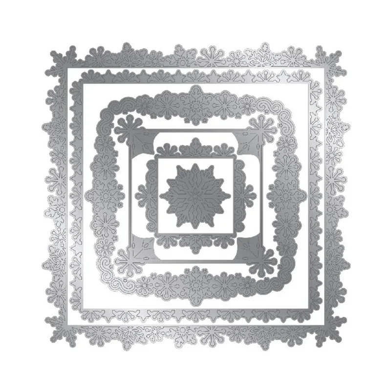 Рождественская большая распродажа металлическая рамка для резки штампы 2024 новые