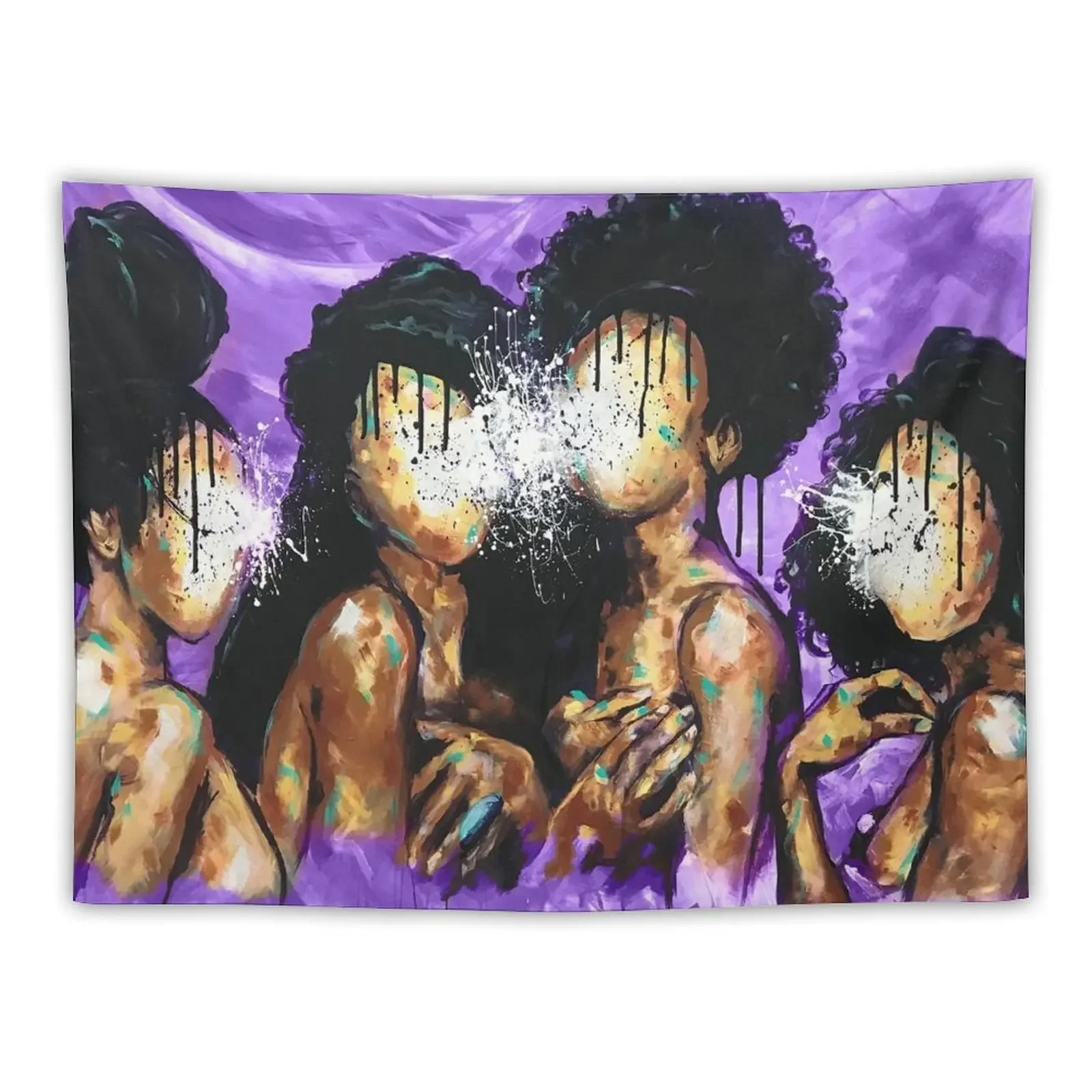 Естественный фиолетовый гобелен XLIV настенные украшения фотообои