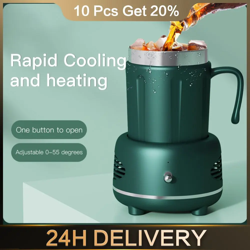 

Cooling Cup Portable Easy Setting Up Cup Thermos Cup Usb Charging Cold Drink Machine Refrigeration And Insulation