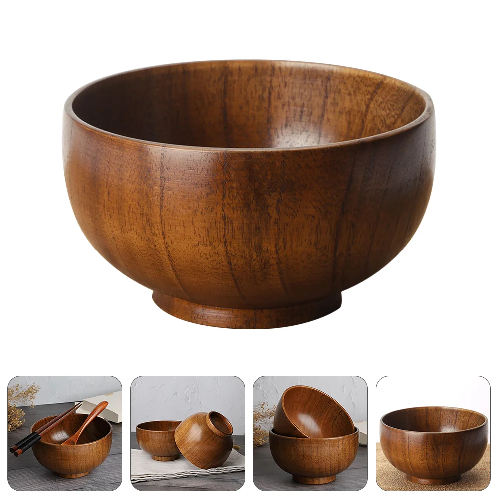 

Bowl Salad Bowls Serving Wood Wooden Fruits Dish Dessert Food Mixing Appetizer Snacks Pasta Ice Cream Decorative Fruit Soup Rice