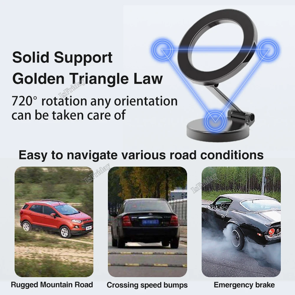 Магнитный автомобильный держатель для телефона Joyroom полностью Металлическая