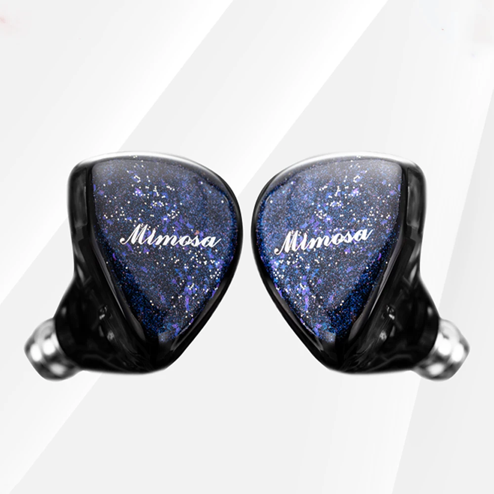 QoA Mimosa Новые Hi-Fi наушники-вкладыши 1 плоский + динамические IEMs для музыкальных