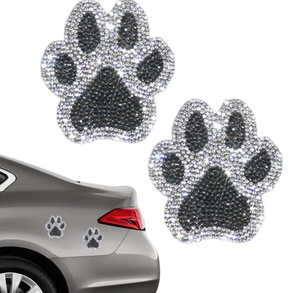 

Хрустальные наклейки с принтами лап