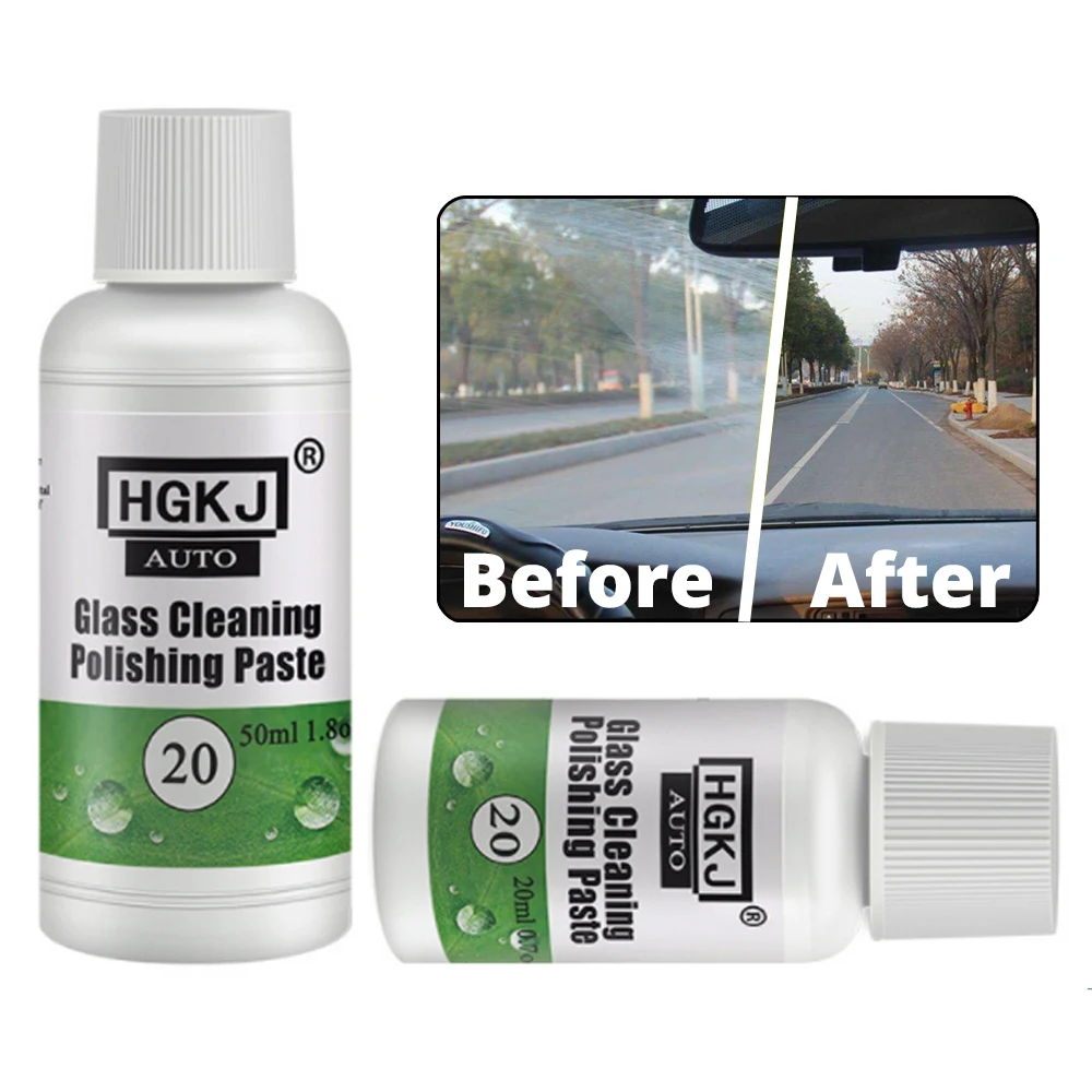 

HGKJ-20 20ml-100ml Glass Cleaning Polishing Paste Rainproof Anti Fog Nano Coating Spray Car Windscreen Car Shampoo Paint Cleaner