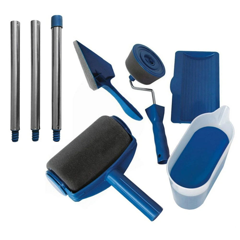 

6pcs Pro Paint Roller Edge Paint Roller Easy To Operate Reusable Seamless Paint Runner Set for Walls/Doors/Floors/Ceilings/Roofs