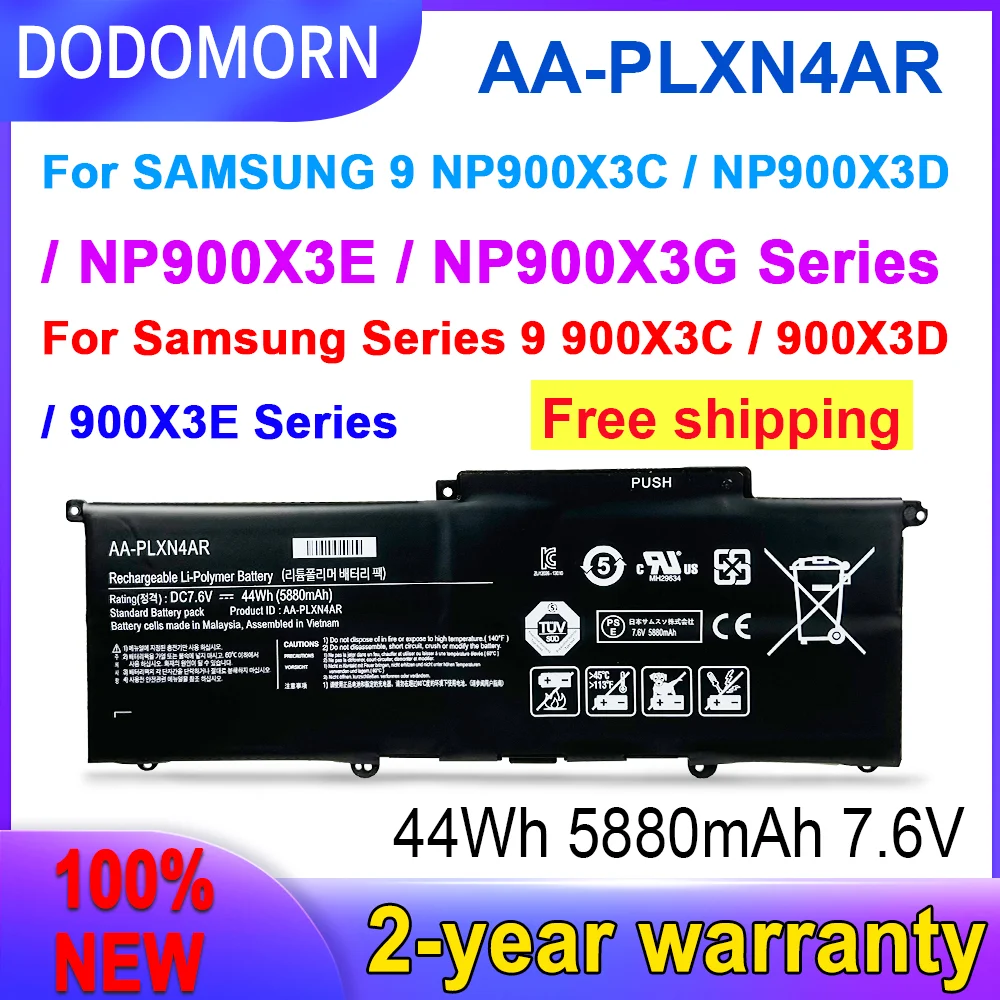 DODOMORN 100% новый AA-PLXN4AR Высококачественный аккумулятор для SAMSUNG Ultrabook 900X3D 900X3C 900X3B 900X3E NP900X3E NP900X3G NP900X3C