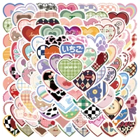 1050100pcs cute cartoon love heart stickers for kids waterproof graffiti decals for laptop phone water bottle teens gifts