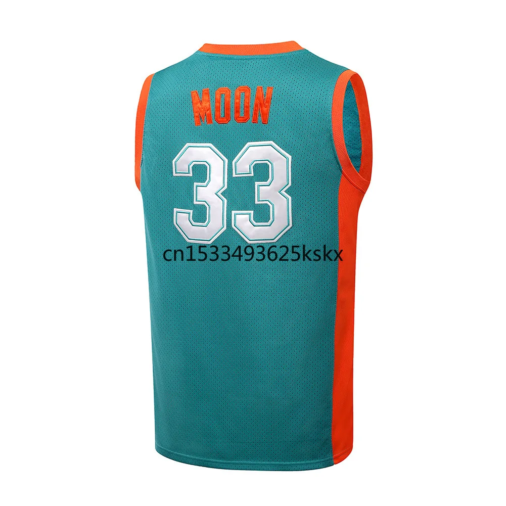 Кофейный черный Джерси 7 цветов тропики баскетбольная 33 Джеки Луна спортивная