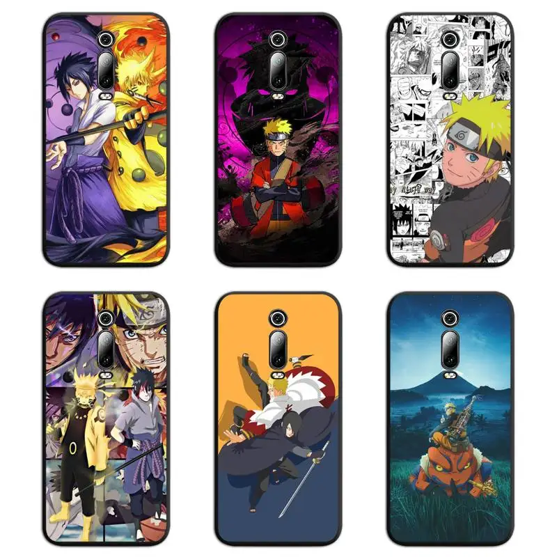 

Naruto Uzumaki Sasuke Phone Case For Redmi 9A 9 8A Note 11 10 9 8 8T Pro Max K20 K30 K40 Pro