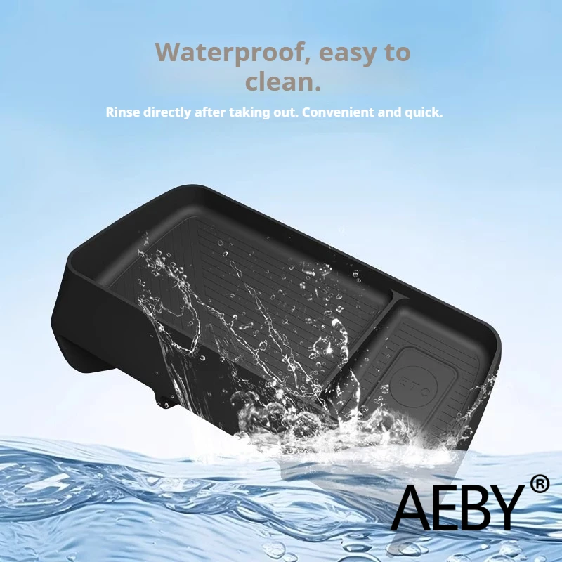 Фото AEBY для ZEEKR 007GT 2024 2025 ящик для хранения приборной панели за экраном силиконовый органайзер на заказ аксессуары для салона автомобиля №4