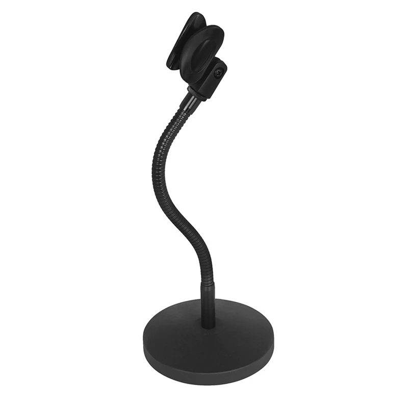 

1 PCS Adjustable Angle Disc Microphone Mount Holder Stand Bracket Microphone Clips Clamp Flexible