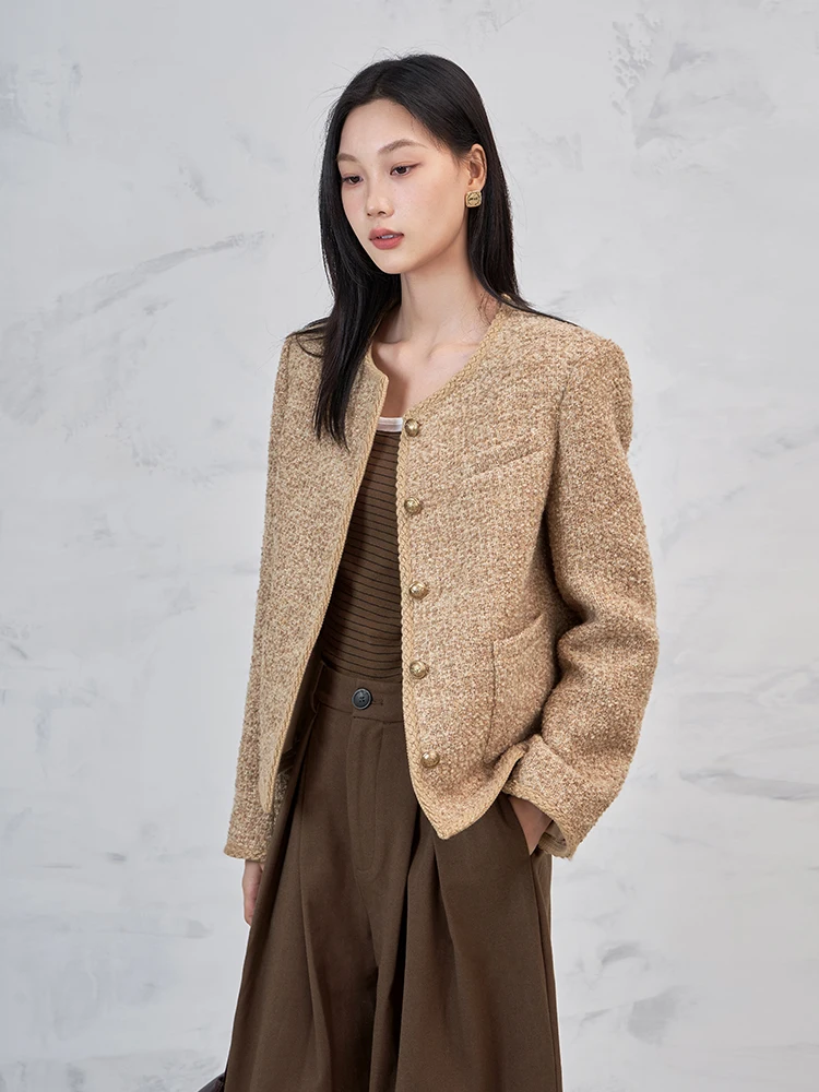 Move by Exquisite Graceful Fashion Temperament Утягивающее светское универсальное короткое пальто