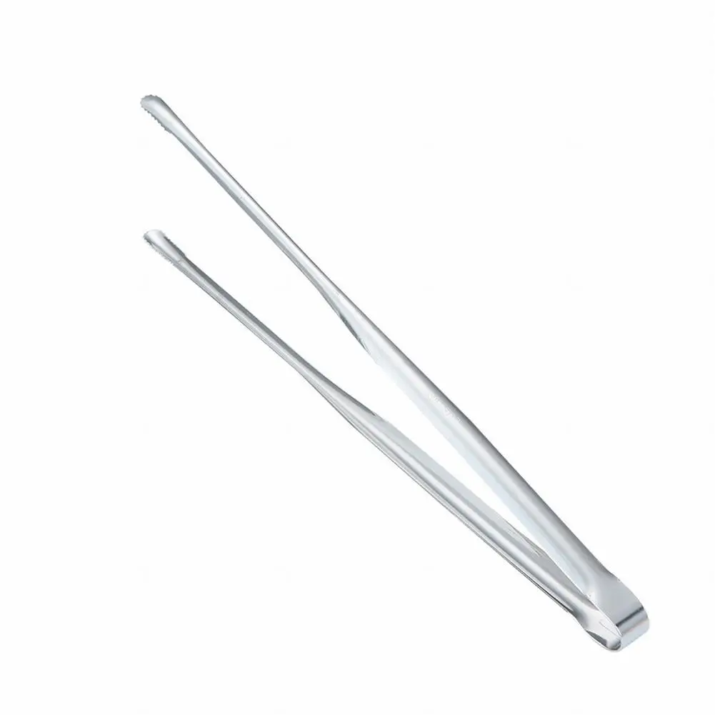 

M/L Kitchen Tongs Stainless Steel Sliver Versatile Tongs Bread Towel Clip Ice Clip For Clip Cheese Toast Dessert Fruit Olives
