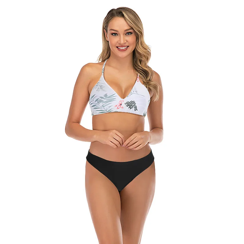 Купальник бикини с высокой посадкой женский пляжный купальник и сексуальный для