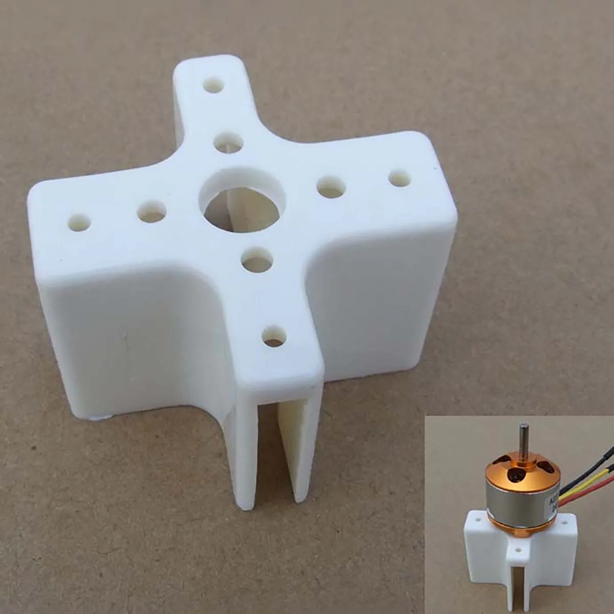 

5Pcs KT Board Machine with 22 Series Motor Mount Brushless Motor Clip Cross Base Aero Motor Mount Plastic Holder Supporter