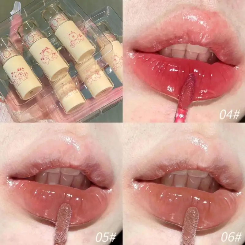 

Набор глазури для губ 3 шт./компл., ленивая зеркальная помада, не выцветающая красная помада, бархатная глазурь для губ, Косметика для макияжа