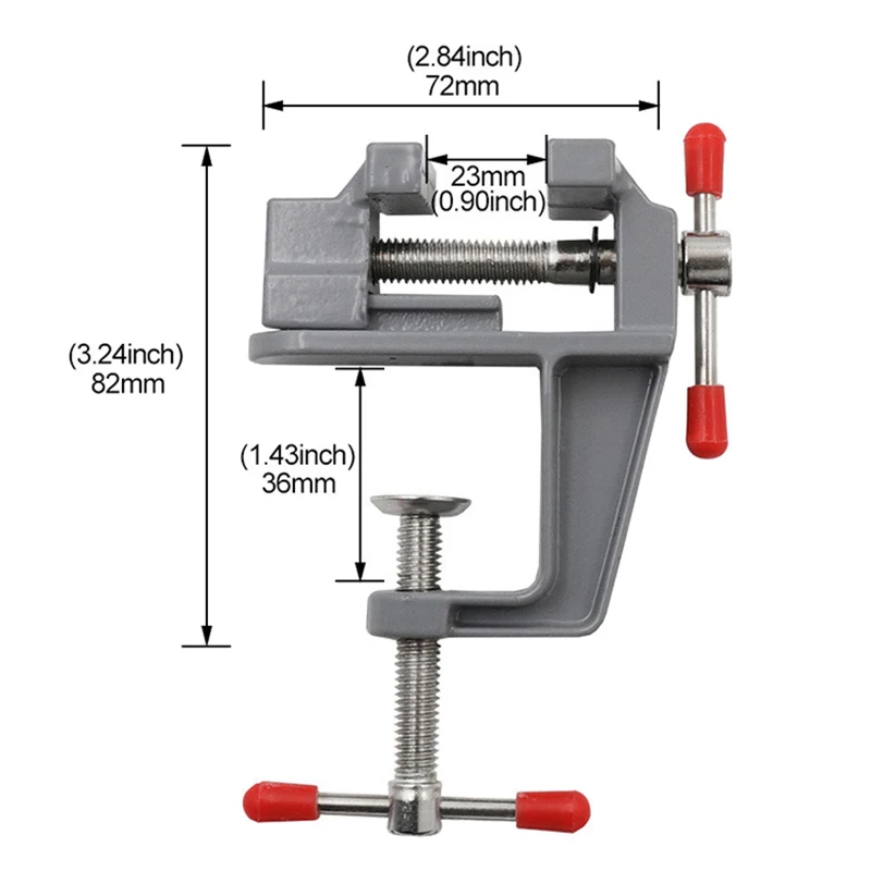 Алюминиевый миниатюрный инструмент сделай сам маленькая искусственная зажим на