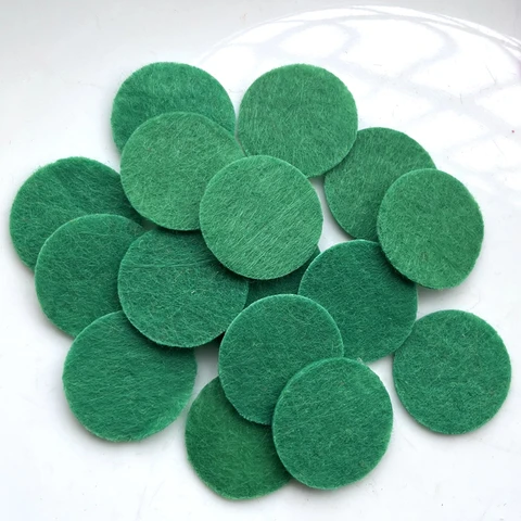 Beautiful colored non-woven fabric circular felt DIY sewing scrapbook handmade accessories various colors  sizes to choose from